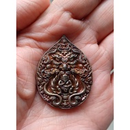 古巴博洋 五眼四耳 三宝铜大模纯银符管 Kruba Boonyang Sihuhata Wat Huay Nam Won BE2559