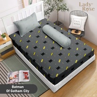 Lady Rose Bedspread 90/100/120/140/160/180/200 Small Single Queen King Motif SUPERMAN SUPERMEN BATMA
