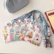 Lanyard ID Card Holder Mofusand Cat Cute Cat Necklace Pull Card School Work Bus Card / Cute Lanyard 