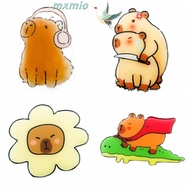 MXMIO Cell Phone Holder, Cartoon Capybara Mobile Phone Holder, Capybara Mobile Phone Holder Foldable Expandable Cute Phone Airbag Stand Home
