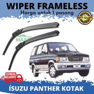 Wiper Isuzu Panther Kotak Frameless - Wiper Mobil Panther Kotak Pisang - Max99