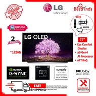 FREE Touch'nGo Credit(RM1000) LG C1 77" 4K Smart SELF-LIT OLED TV with AI ThinQ® OLED77C1PTB OLED77C1 77C1PTB OLED77C1