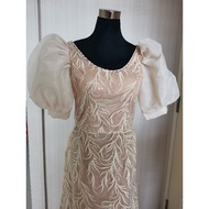 alexia gown/ mother dress/ sponsor gown/ninang dress/ninang gown