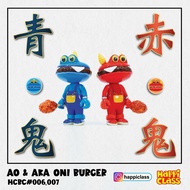 [Cupidtoys] |Happi Class Ao & Aka Oni Burger Green Ghost And Red Set