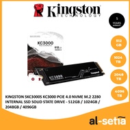 KINGSTON SKC3000S KC3000 PCIE 4.0 NVME M.2 2280 INTERNAL SSD SOLID STATE DRIVE - 512GB / 1024GB / 20