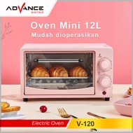 Advance Oven Listrik 400Watt 12L Electric Oven Microwave oven low watt V-120 oven listrik murah Pemanggang listrik