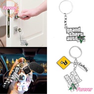 FOREVER Game PS4 GTA5 Keychain, GTA V Grand Theft Auto 5 Star Muti Key Holder, Car Pendant Keyring F