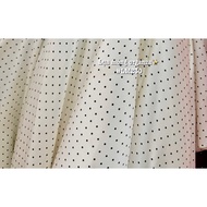 Oganza polka dot thin silk fabric
