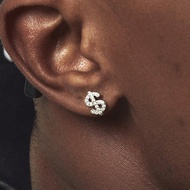 1pc Men's Dollar Sign Design Earring Suitable For Daily Wear And Parties