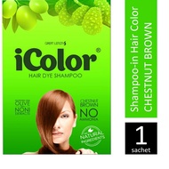 Icolor Hair Dye Shampoo Chesnut Brown