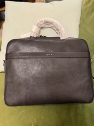 極平求快走 agnes b leather bag laptop case briefcase 真皮電腦袋 公事包  袋 not muji samsonite 