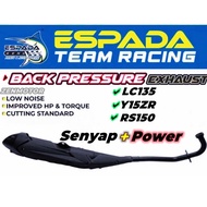 🔥 LC135 Y15ZR RS150 BACK PRESSURE EXHAUST ESPADA EKZOS EXZOS EZOS Y15 LC RS V1 V2 V3 V4 V5 V6 V7 V8 