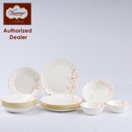 Vantage 13 Pcs Windsor Series Dinner Set / Dining / Dinnerware / dinner Plate / Soup Plate / Rice Bo