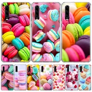 Dessert ice cream Macaron Food Phone Case For Huawei Mate 30 20 10 P40 P30 P20 P10 Pro Lite P Smart Z Plus 2019 2018 Cov