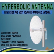 HYPERWAVE HYPERBOLIC FEEDER ONLY 44dBi WiFi Antenna 5G 4G Signal Parabolic MiMo Lanbowan
