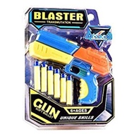HT Home life Blaster Transmutation Soft bullet gun toy nerf gun toy Strike Elite Nerf Blaster Mint Green/Blue (YM toy#Blaster gun)
