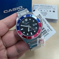 100% ORIGINAL CASIO MDV-107D-1A1 / 1A2 / 1A3 | Jam Diver Stainless Steel | 200M Water Resistant | Ja