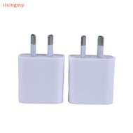 [risingmp] AU Plug Two USB Ports Mobile Phone Charger 5V 2A Output Power Adapter Used