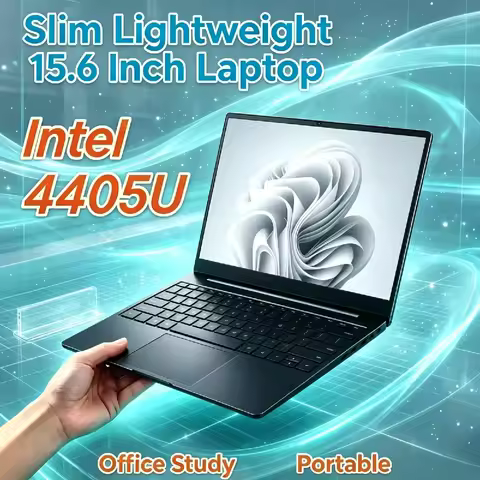 Intel 4405U Powerful 15.6 Inch Laptop 120Hz FHD IPS Display Backlit Keyboard 5000mAh Battery Optiona