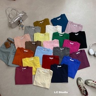 XONXEN PCT multi-colored plain round neck babytee t-shirt code F820
