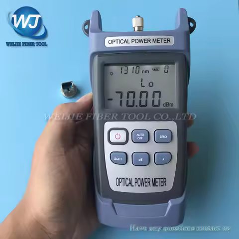 FTTH Fiber Optical Power Meter KING-60S Fiber Optical Cable Tester -70dBm~+10dBm SC/FC Connector Fre