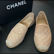 Chanel經典草編鉛筆鞋