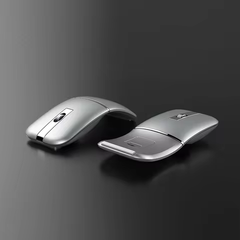 Ultra-thin Rotatable Wireless Mouse Rechargeable Bluetooth Silent Ergonomic Computer For Mac Tablet 