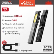 WARSUN T7 PRO COB LED Work Light Rechargeable Mini Flashlight for Camping Repair Emergency WARSUN T7