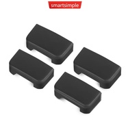 SMARTSIMPLE 4pcs Car Seat Rear End Rail Cover Protector Backseat Slide Protection Anti-kick For Tesl