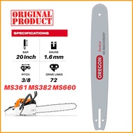 Original Oregon 20" Guide Bar for STIHL STIHL 038 044 056 066 MS360 MS361 MS380 MS381 MS382 MS660 (Papan Chainsaw)