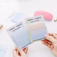 30 Sheets Gradient Color Sticker Paper Note Memo Sticker
