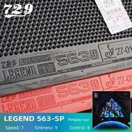 729 Friendship Legend-563-SP Table Tennis Rubber Pimples-out Professional Ping Pong Rubber with Spon