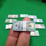 01 stack of 20 bills of money Dollars Euro Altar display board to attract good fortune