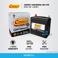 [ Installation Provided ] M42 EFB | M42L | M42R | 65B20L | 65B20R Century Continental EFB Car Batter