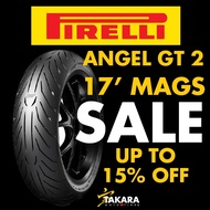 PIRELLI TIRE ANGEL GT2 by TAKARA TIRES (FREE tire sealant, tire valve and Takara sticker)