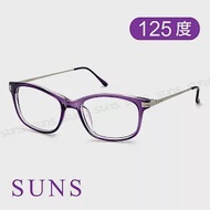 精品老花眼鏡 精緻細框(紫色)老花眼鏡 125度