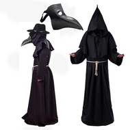 Plague Doctor Costumes Plague Doctor Mask Black Death Witch Cosplay Halloween costumes for Men Punks