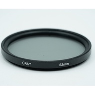 Grey Filter 52mm Color Lens Filter 52 mm Camera Filters - Grey Filter
