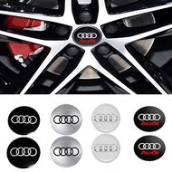 4PCS 56/65mm Car Wheel Hub Caps Emblem Badge Stickers Decoration for Audi S A3 A4 B8 8P 8V A6 C7 A5 