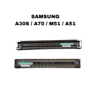 CONECTOR SAMSUNG A30S A307F MAINBOARD SOCKET/ - A70 A705F - M51 M51F - A51 A515F