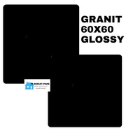 Granit Lantai 60X60 Hitam Glossy-Granit Ruangan-Granit Black Aslii!