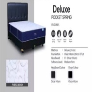 Spring Bed Deluxe Pocket Spring Bed Central Kasur Central Minimalis