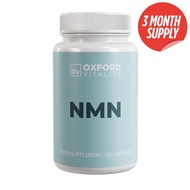 NMN 500mg Capsules from Oxford Vitality | 90 Capsules | 3 Month Supply