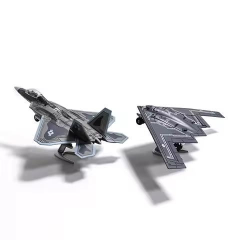 F-22 B2 F-14 Tomcat Multi-Role Fighter Raptor Bomber Building Blocks Model Creative Military Series