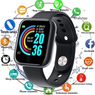 Ready Stock Y68 Smart Watch 2020 Bluetooth Call Sports Fitness Band Heart Men Music Watch Women Smartwatch for Ios Android