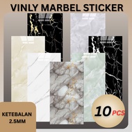 [10 Sheets]Marble Wall Stickers 30Cm X 60Cm Marble Vinyl Stickers Marble Pattern Wallpaper/s