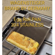 WAGENSTEIGER Stainless Steel Egg Roll Pan - Frying Pan - Omelette Pan