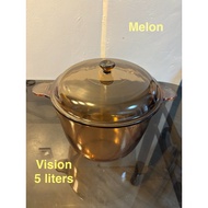 vision cookware 5 liters (melon)