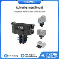 NEEWER ขาต่ออัตโนมัติ AC062 เข้ากันได้กับ DJI Osmo Action 6 / Nano ขาต่อแม่เหล็กถอดเร็วหมุนได้ 360° 