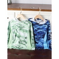 J943-J3 Children's Clothing Size 90-155 European American Children's Long-Sleeved T-Shirt Hooded Qui